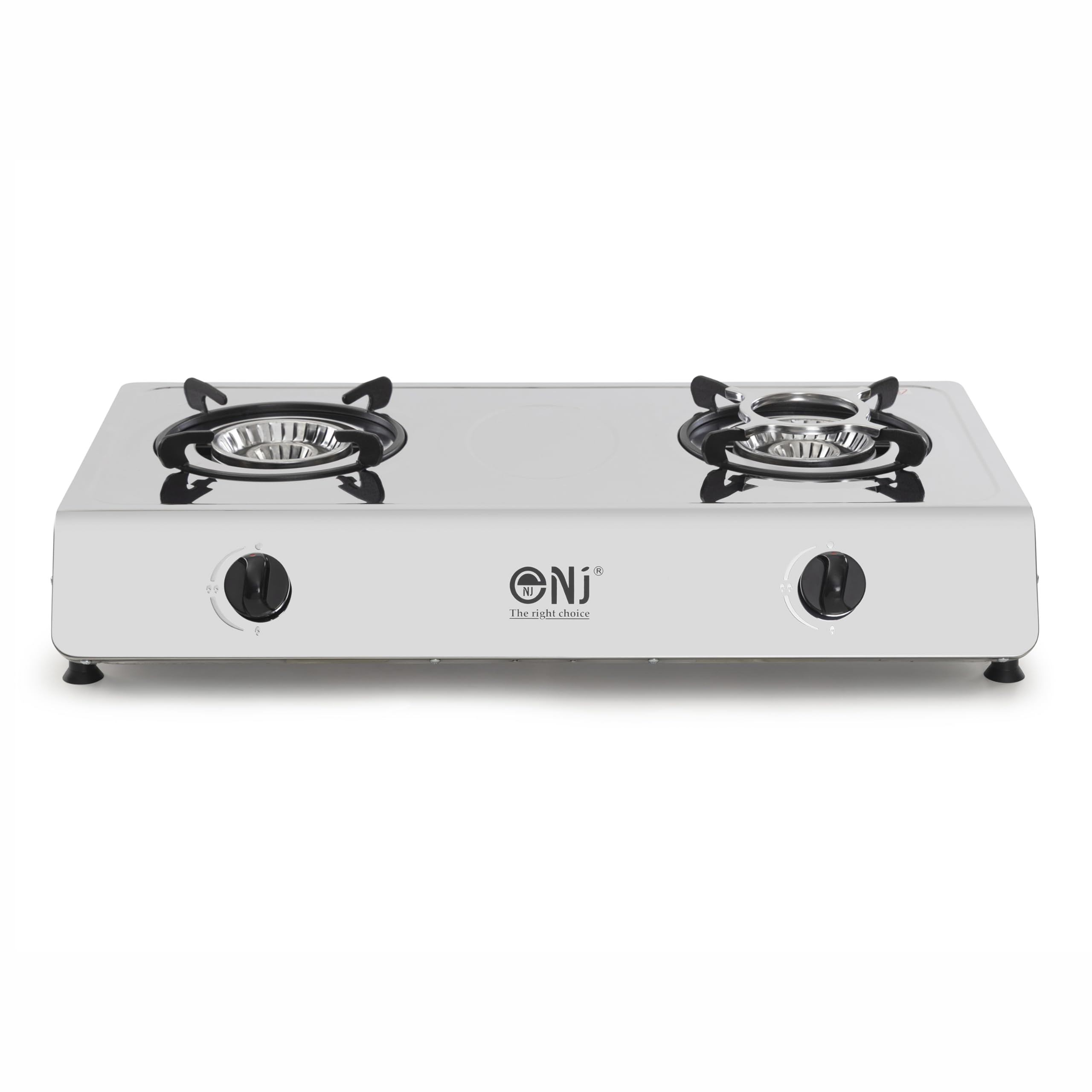 NJ-200SD Indoor Gas Stove - 2 Burner Portable Gas Hob LPG Cooker 8.8kW