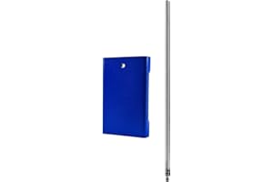 Eisco Labs Lab Stand and Rod Set, Heavy Duty Steel, 8" x 5" Base, 23" Rod