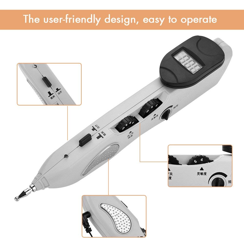 Cyfrowe elektroniczne urządzenie do akupunktury z 3 głowicami ...