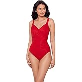 Miraclesuit Women's Swimwear DD-Cup Sanibel Tummy Control Underwire Bra One Piece Swimsuit