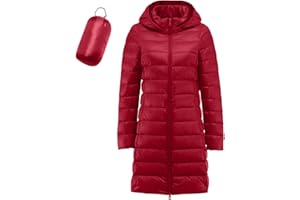 jbyrvq Womens Puffer Jacket 2023 Winter Warm Packable Down Jackets Lightweight Slim Fit Hooded Jacket Short Duck Down Coats