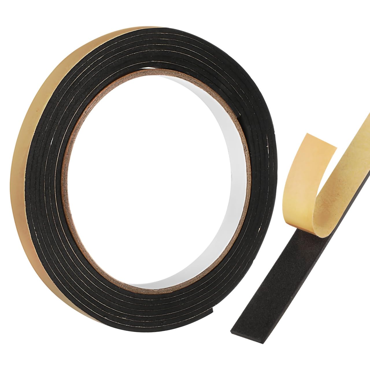 BESTOMZ 2 m sealing tape, anti-fouling sealing tape, strips, kitchen hobs, ceramic hob, bathroom tool (black)