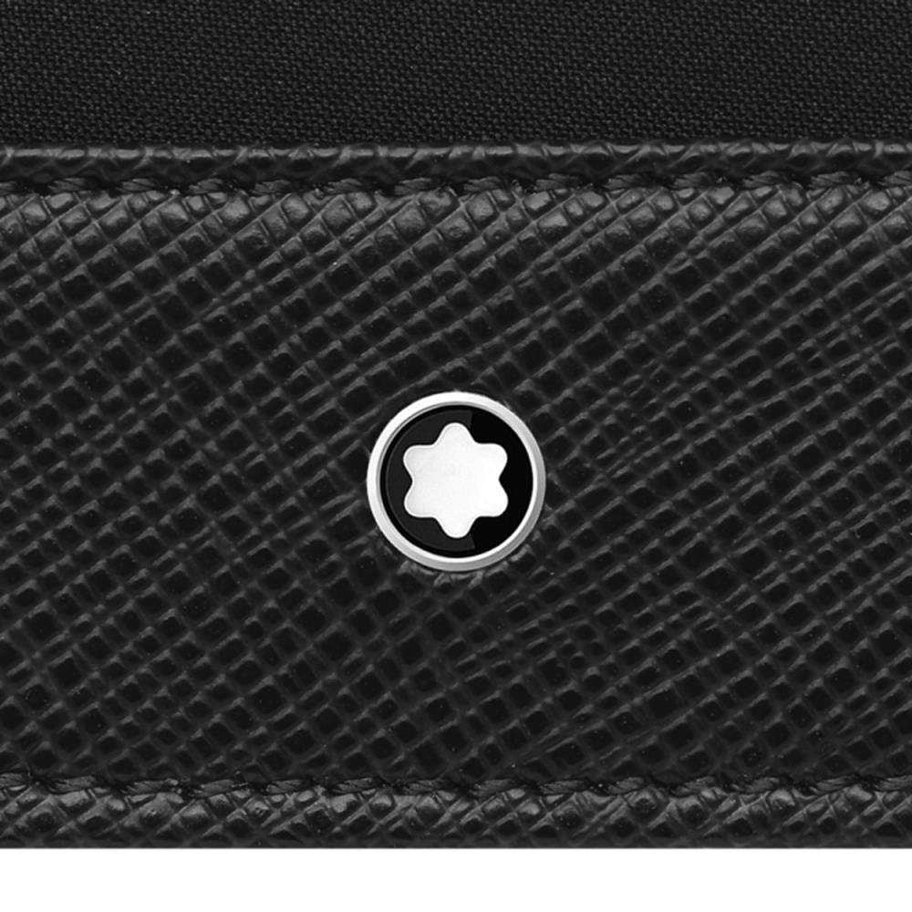Mont Blanc 118395 Sart orial Jet Cartera 4 CC piel de ternero/nailon