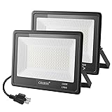 CHARON LED Flood Lights Outdoor, 100W Plug in