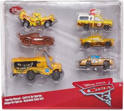 disney store disney pixar cars 3 mega figurine playset