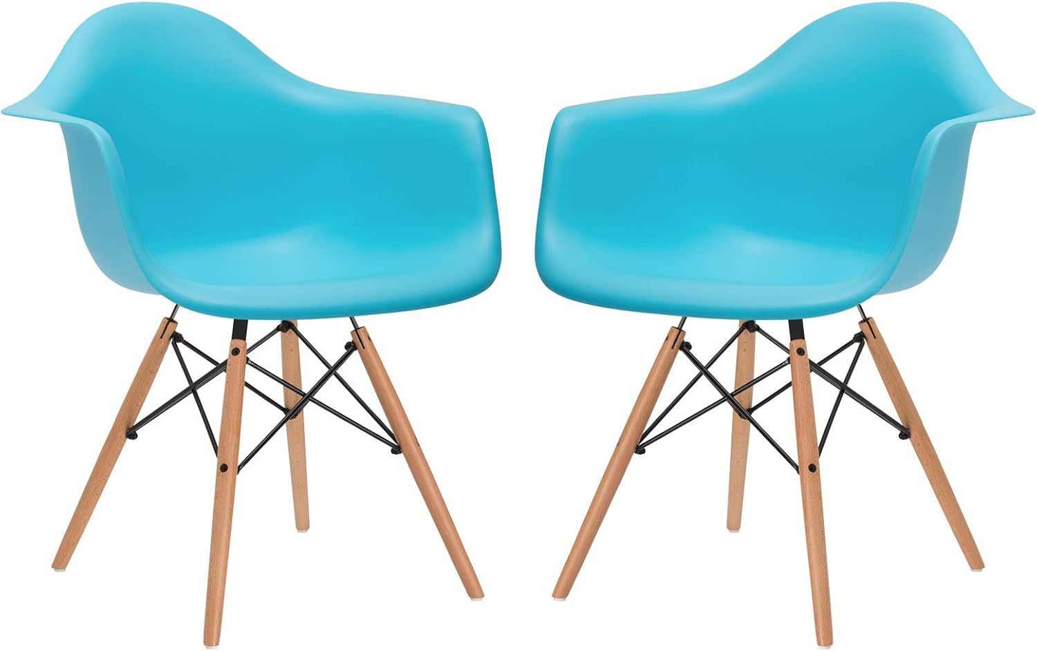 Best Blue Mid Century Modern Plastic Dining Chair