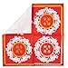 Sparkle and Bash Chinese New Year Paper Party Napkins, Red & Gold Foil (5 in, 50 Pack)