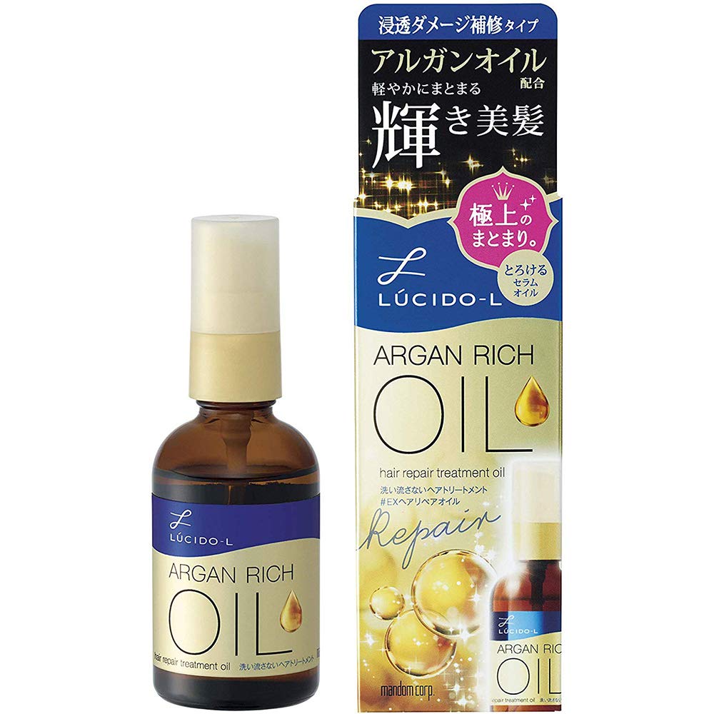 Lucido-L Argan Rich Hair Oil Treatment 60ml - EX Hair Repair Oil (Green Tea Set)