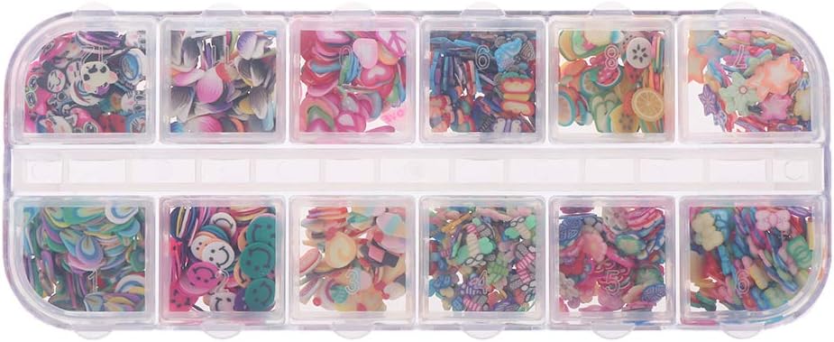 Slime Beads Box Fruit Slice Sprinkles Slime Filler For Handgum Foam Fluffy Slime Clay Mud DIY Supplies Decoration Toys Accessories
