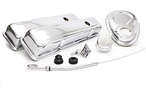Racing Power Company R3023 Engine Dress-Up Kit with Short Valve Cover for Small Block Chevy