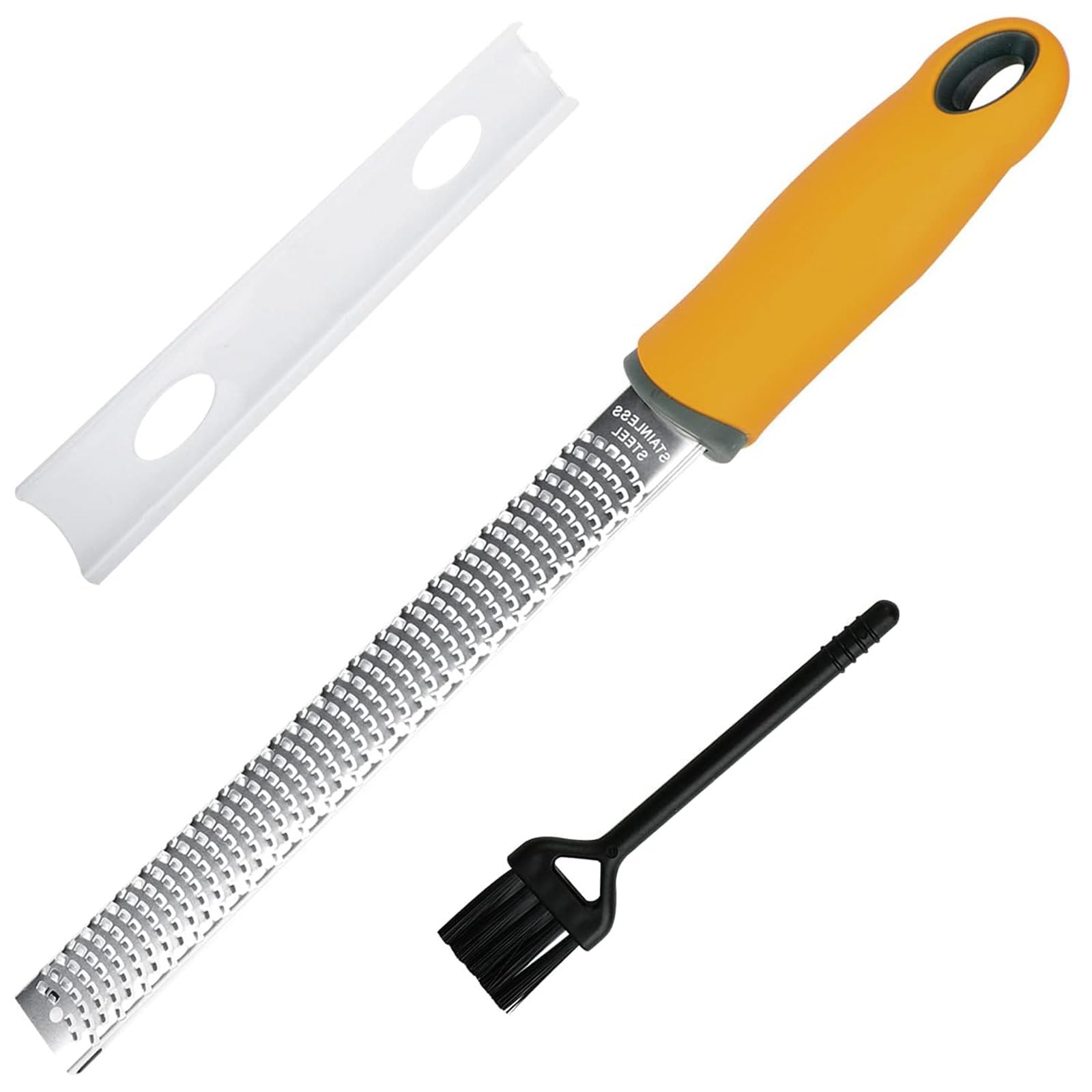 JYTDBCS Lemon Zester & Cheese Grater - Parmesan Cheese, Lemon, Ginger, Garlic, Nutmeg, Chocolate, Vegetables, Fruits - Razor-Sharp Stainless Steel Blade,microplane,microplane zester,Garlic Grater
