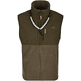 Drake Waterfowl Men's MST Eqwader Insulated Fleece-Lined Waterproof Windproof Breathable Adjustable Outdoor Hunting Zip Vest
