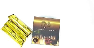 Q4U Charcoal Quick Lighting 10 Roll Coal 100 Disc Briquet
