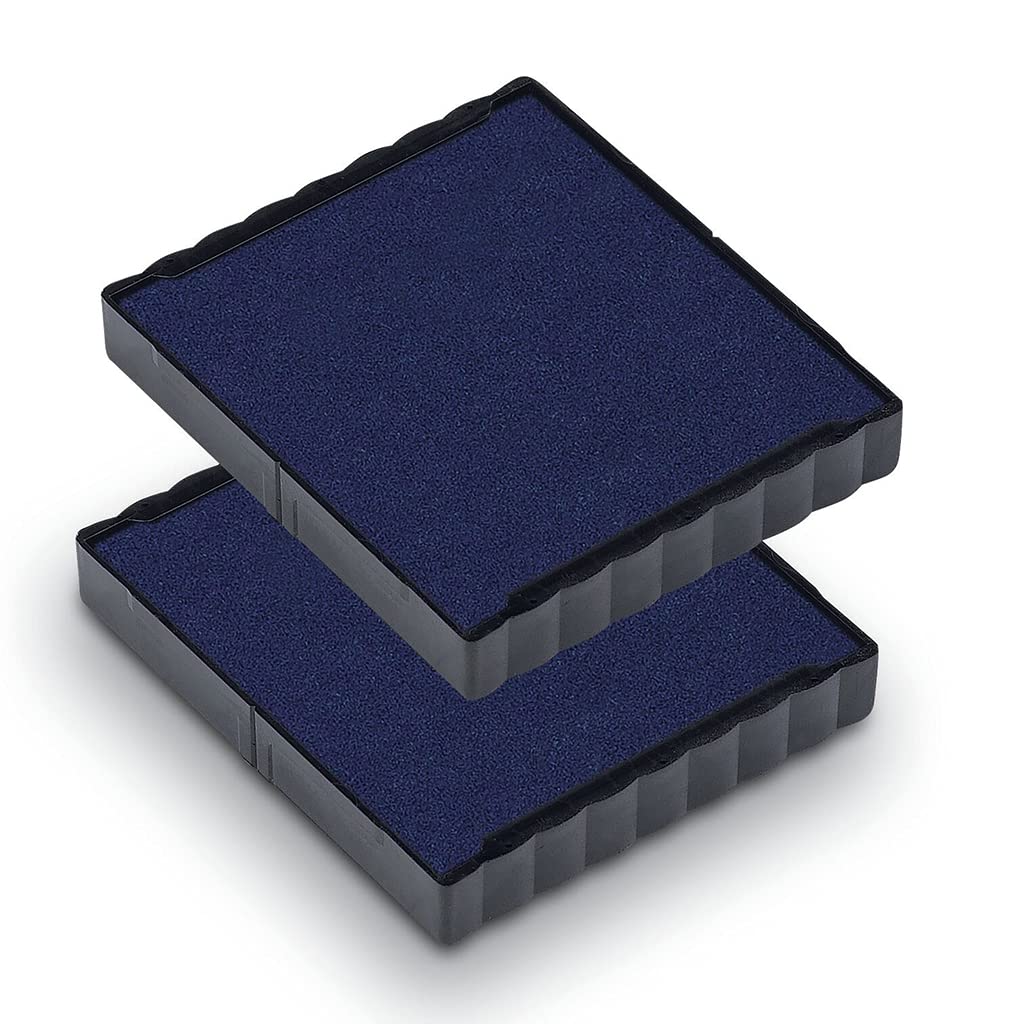 Trodat Replacement Ink Pads 6/4924 - Pack of 2 - Blue Ink - For The Printy 4924, 4940, 4724 and 4740