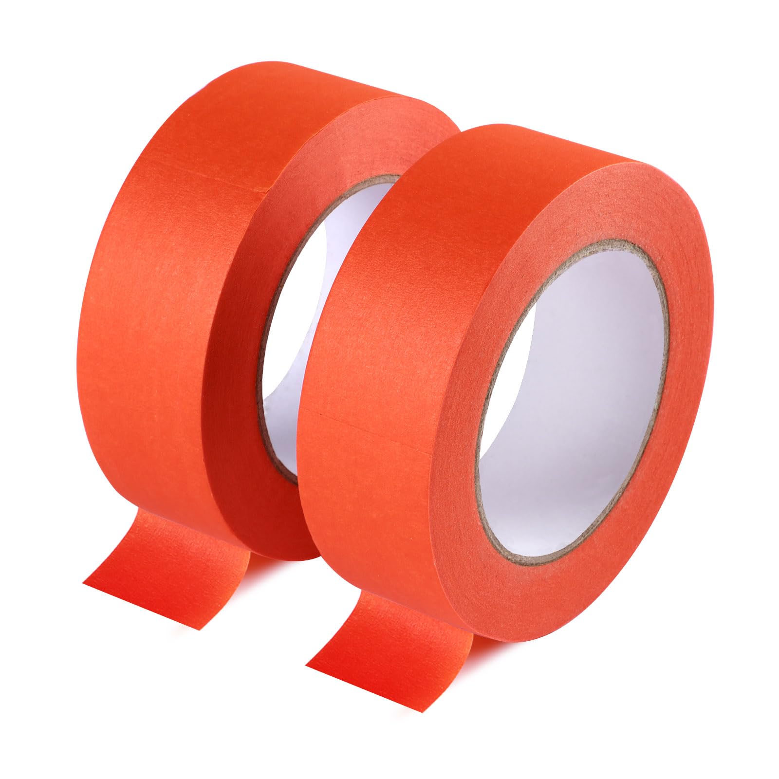LUCKNIGHT Wide Masking Tape for Painting 38MMx50M, 2pcs Decorating Tape for Wall, Low Tack Painters Masking Tape for Decorative, Colour Coding, All Purpose Writable