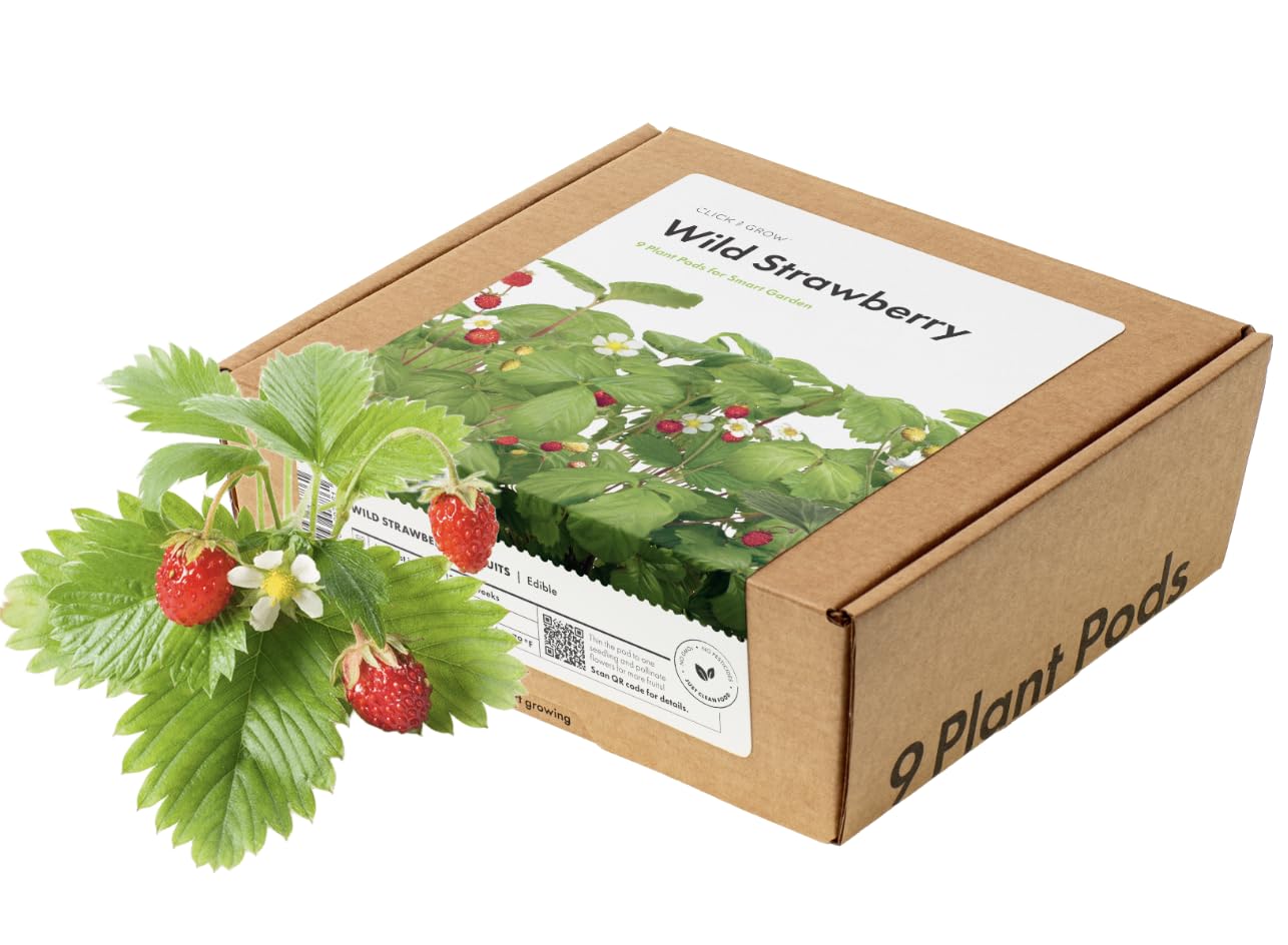 Click and Grow Smart Garden Wild Strawberry Plant Pods, 9-Pack