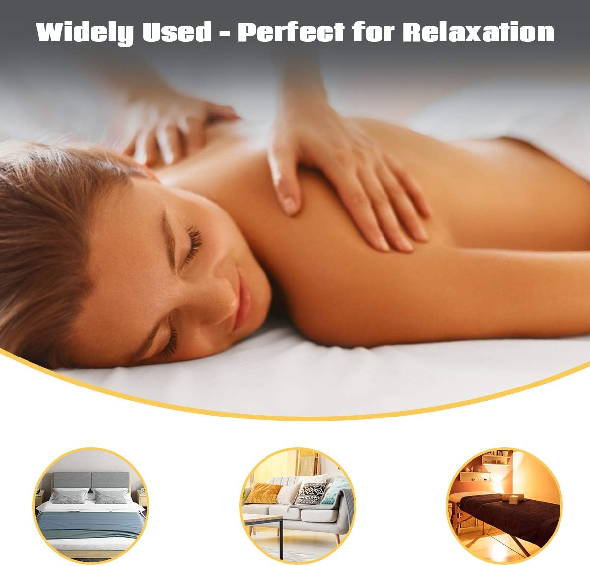 Giantex Massage Table Warmer, Massage Table Heating Pad with 5 Heat Settings, 12 Ft Cord and Overheat Protection, Massage Bed Warmer with Digital Timer for Spa Table: Home & Kitchen