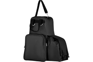 Harrison Howard Equestrian Pack Equipment Multi-Functional Carry Bag for Boots Helmet Horsewhip Horse Riding Pack Equipment