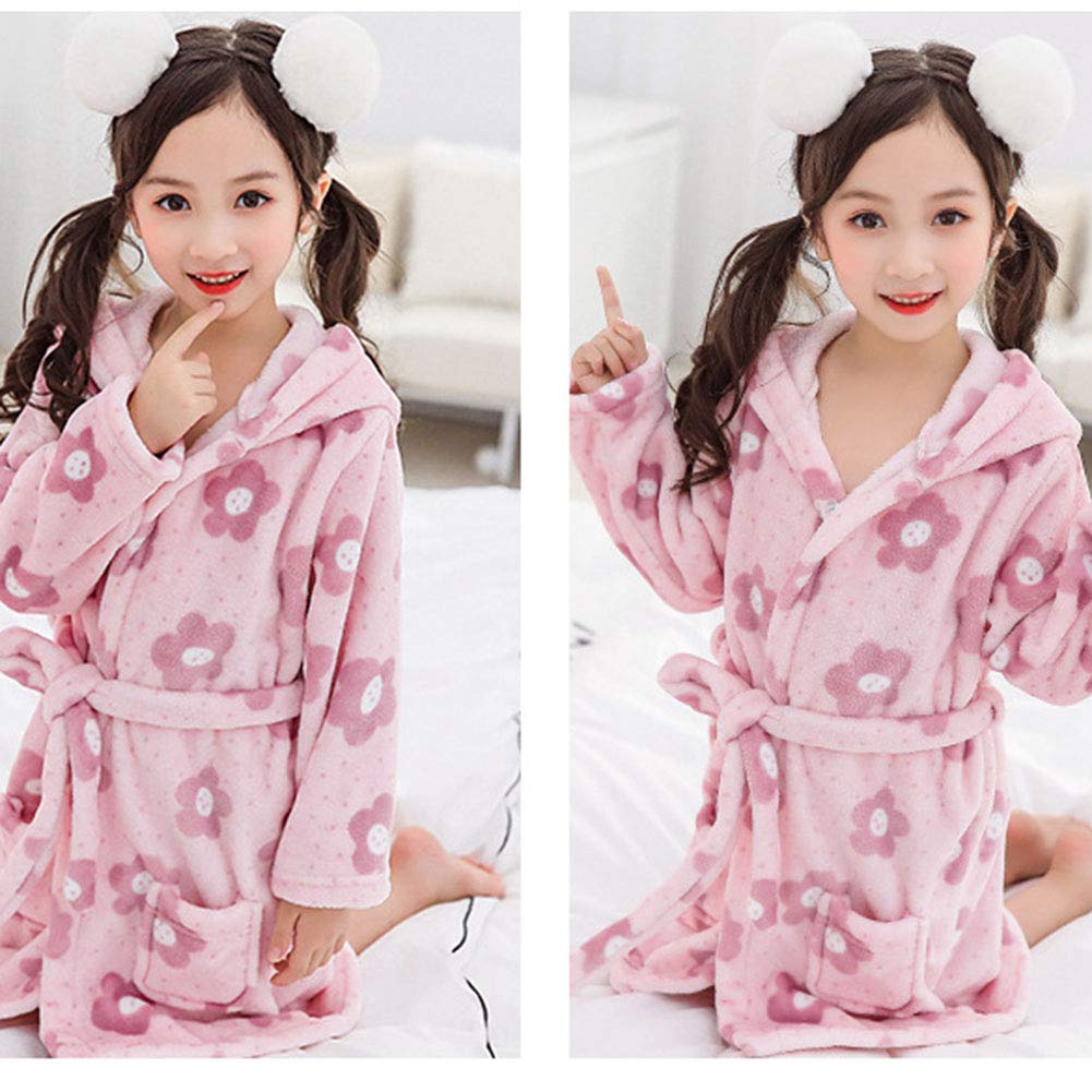 peignoir flamant rose