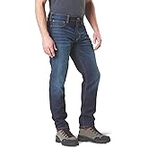 5.11 Tactical Men's Defender-Flex Slim Jeans, Fitted Waistband, 7 Pockets, Style 74465