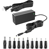 19V DC Power Supply 19V 3.42A Power Adapter 65W 45W with 10tips | for 65W 45W Laptop Monitor Compatible with Asus/Acer/Gateway/Toshiba Laptop for LG/Acer/Asus Monitor Power Cord