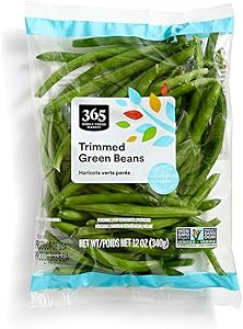 365 Everyday Value, Trimmed Green Beans, 12 oz bag