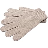 iMongol Pure Cashmere Women Full Fingers Gloves Ladies Knitted Gloves Mittens, Made in Inner Mongolian