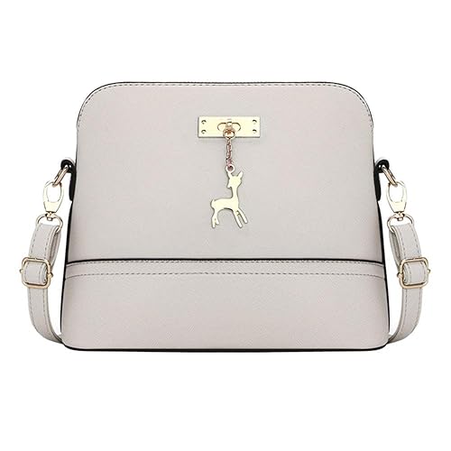 IainStars Women PU Leather Vintage Messenger Bag Shoulder Crossbody Bag Shell Bags