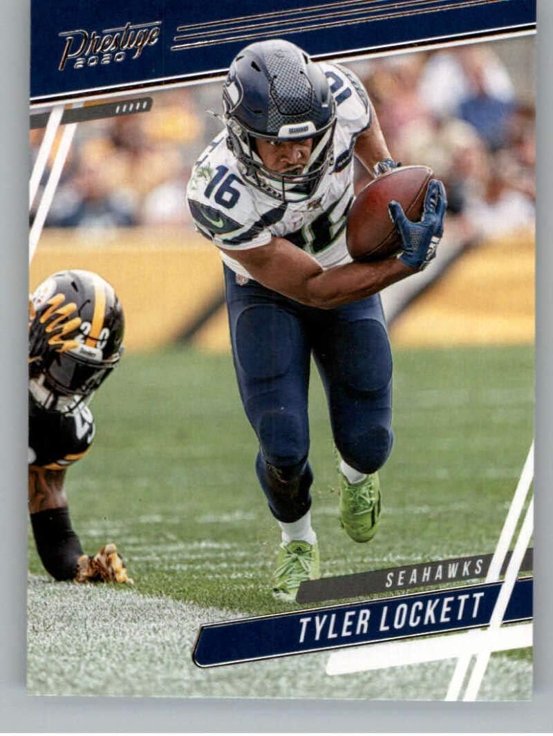 Amazon Com 2020 Prestige Nfl 172 Tyler Lockett Seattle Seahawks Official Panini Football Trading Card Collectibles Fine Art