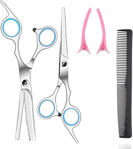 4 Pcs Hairdressing Scissors Set Stainless Steel Hair Cutting