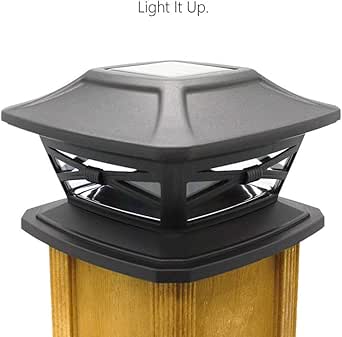 Impermeable Cuadrado Camino De Luz Nocturna Paisaje Césped Jardín Al