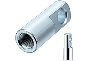 VIILOCK 2pcs Air Cylinder Rod Clevis End, M16x1.5 Female Thread I Type Connector Air Cylinder Accessories I-63