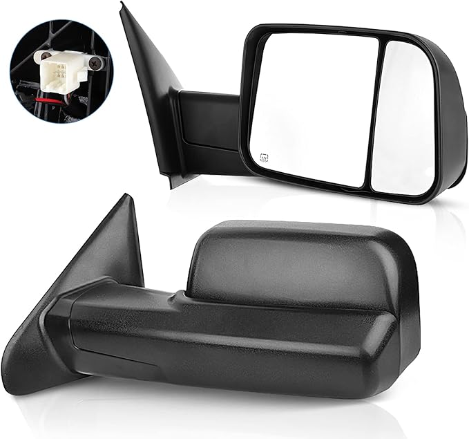 Eccpp Towing Mirrors For 03 08 Dodge Ram 1500 2500 3500 Truck Black Manual Mirrors Towing Mirrors Exterior Accessories Urbytus Com