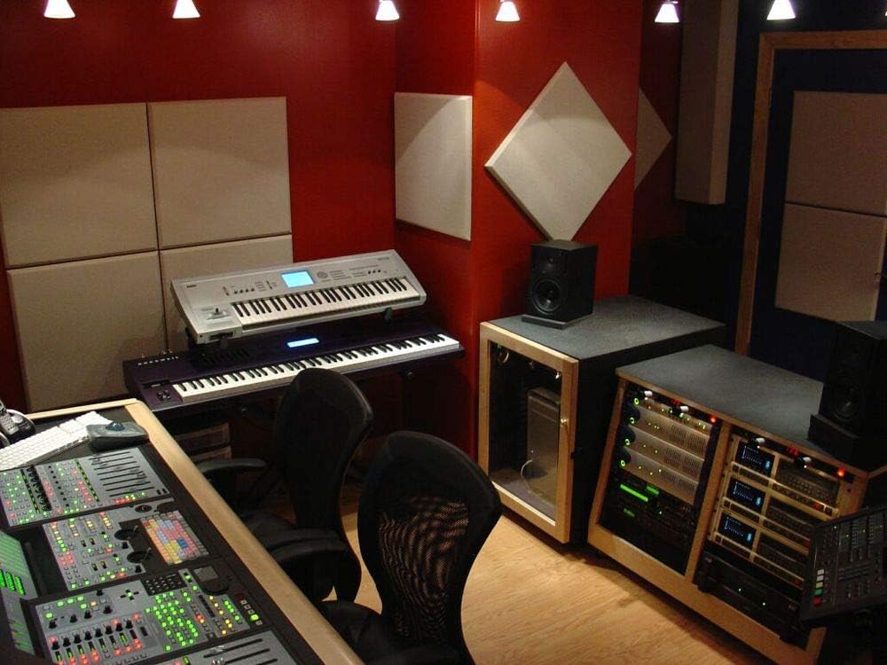 Light Grey Acoustic Panel Sound Absorption Home Studio Recording- 30cm x 30cm 6, 6 Pack - Image 5