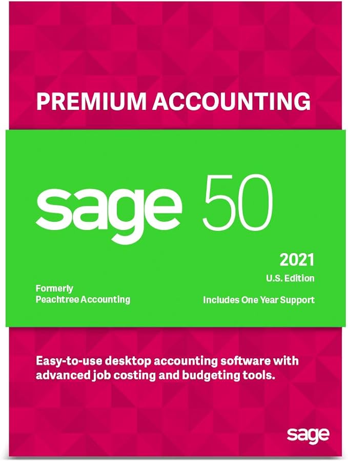 Sage Software Sage 50 Premium Accounting 2021 U.S. 2User