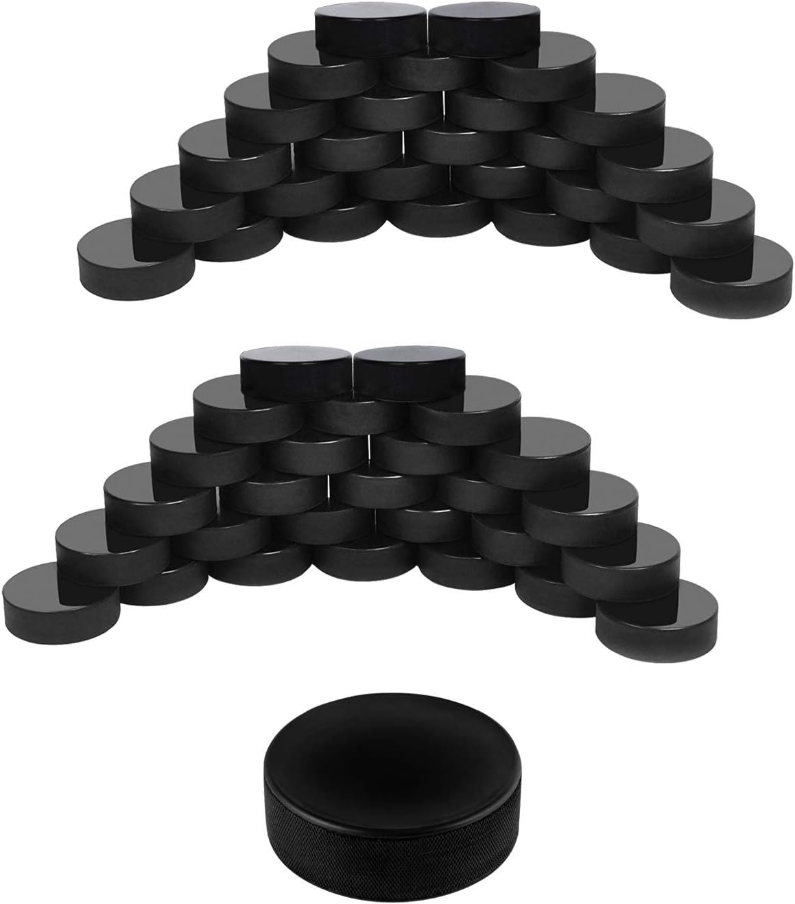 Thorza Ice Hockey Pucks Bulk 60 Pc. Set – Official Regulation Hockey Training Puck Case : Sports & Outdoors
