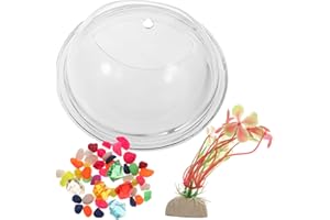 BUGUUYO Wall Goldfish Bowl Wall Hanging Fish Bowl Fish Bowls for Centerpieces Hanging Hydroponic Planter Wall Fish Tank Acrylic Flower Vase Planters Indoor Acrylic Vases Large Water Tank