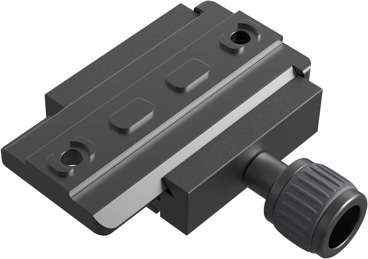 Tough Tactical Tools MLok Arca-Swiss Rail Adapter, RRS Tripod Dovetail Adapter (MLOK), Black, 3 x 1.5 x 0.3 inches - Image 3