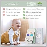 Tiny Trees 40 Baby Milestone Cards in Gift Box Unisex New Baby Gift view 9