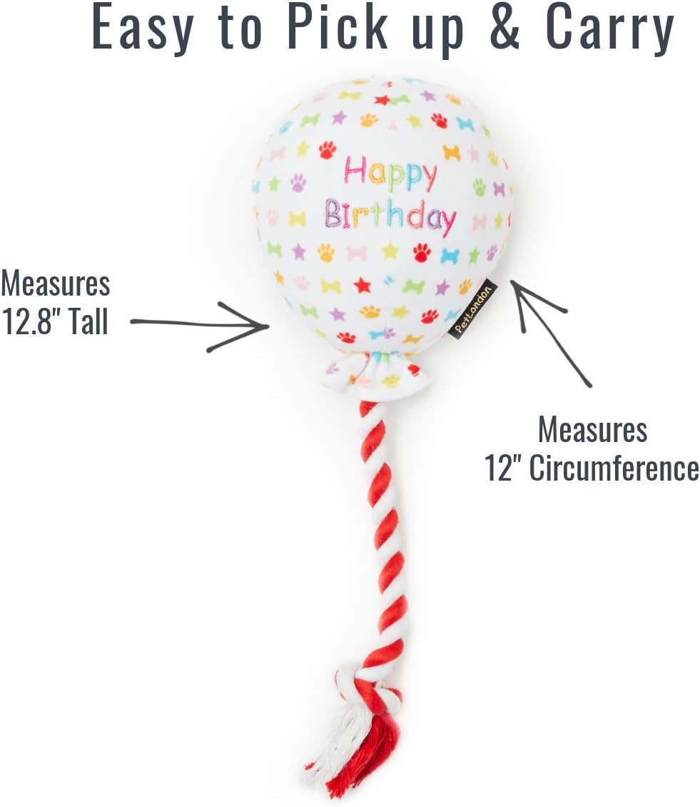 Pet London Birthday Balloon Dog Toy, Celebrate Your Dog's Happy Birthday - Image 4