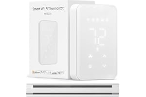meross Smart Thermostat for Electric Baseboard and in-Wall Heaters Work with HomeKit, Alexa and Google Home, 120V-240V Wi-Fi Programmable Thermostat with Easy Install, Energy Saving, 4 Wires Needed