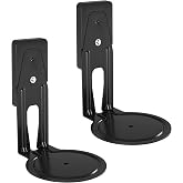 Sanus Fixed Speaker Wall Mounts for Sonos Era 100&trade; - Low Profile Speaker Mounts with Easy 3-Step Install &amp; Included Hardware - Black Set of 2 Mounts