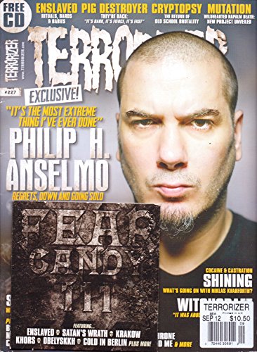 TERRORIZER Magazine with FREE CD. Issue 227. 2012.