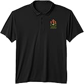 Aries Queen Aries Zodiac Sign Loc'd Afro Girl Performance Polo Shirt