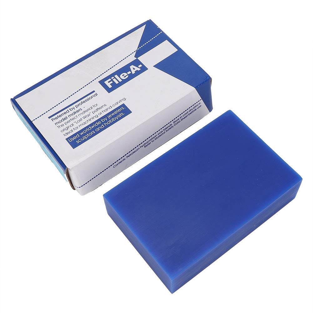 Salmue 2 Colours Wax Block Jewellery Sculpting Tool, Making Wax Jewellery Professional Model Accessory + Making Carved Wax Tube, Jewellery Wax Modeling Modeling (1#), carnelian