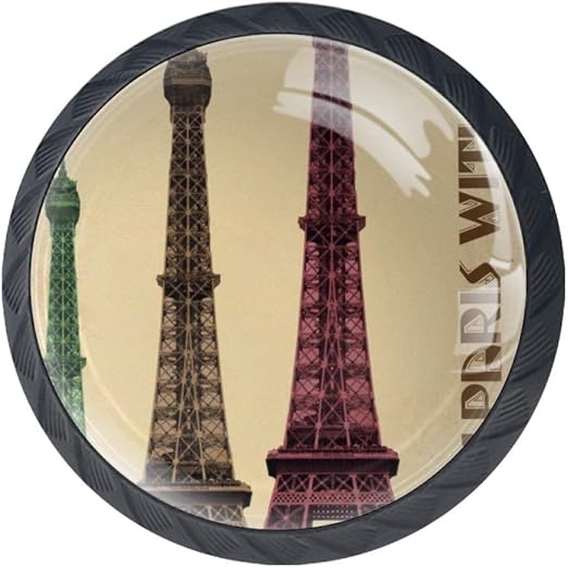 Amazon Com Idealiy Paris Eiffel Tower Drawer Knob Pull Handle