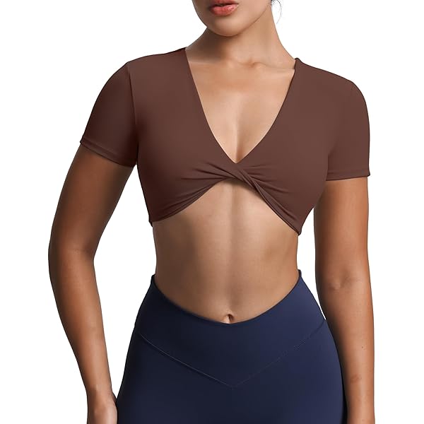 Amazon.com: Aoxjox Long Sleeve Crop Tops for Women Metamorph