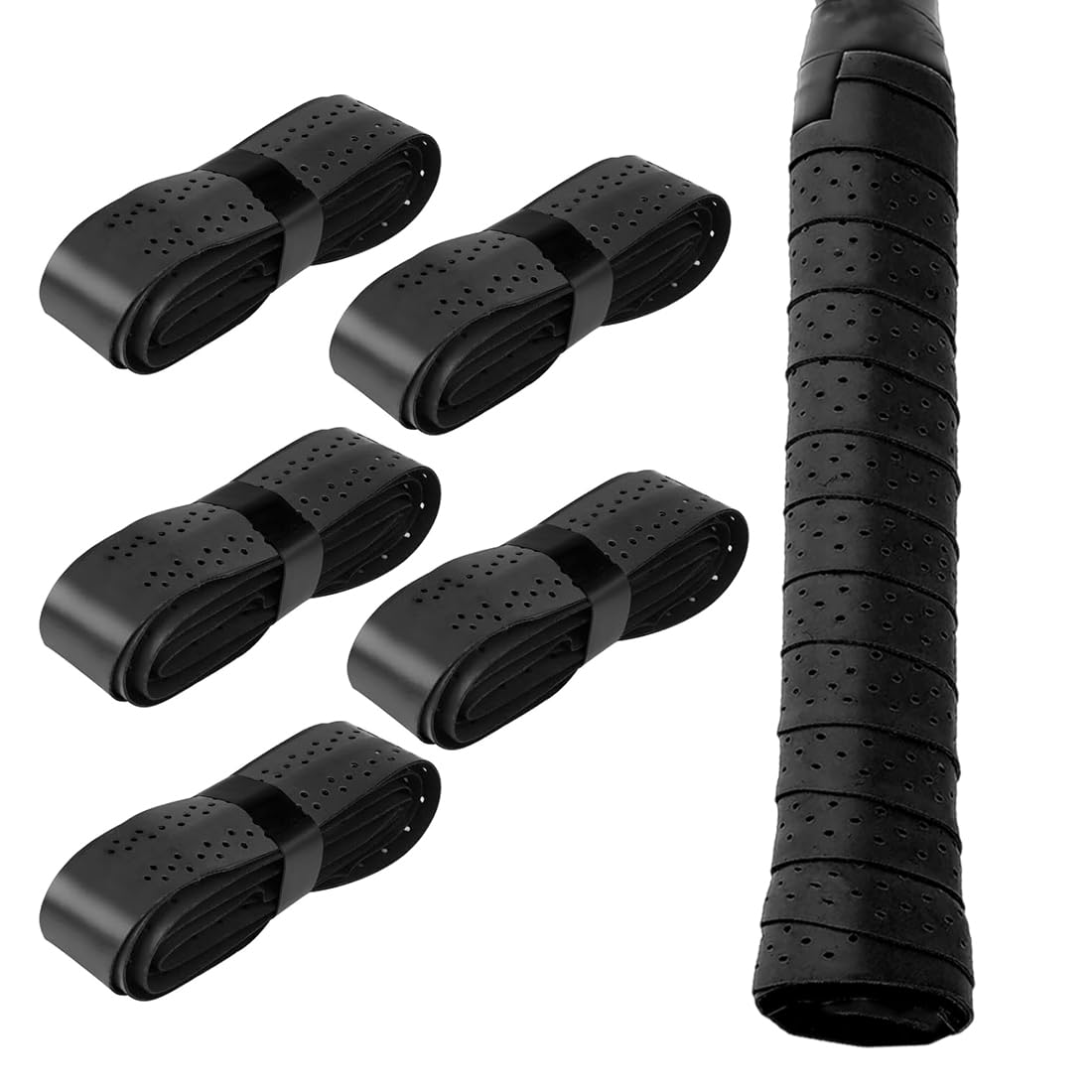 LICQIC PU Replacement Racket Grip, Badminton Tennis Overgrip, Racquet Tape for Babolat Tennis Racket Grip