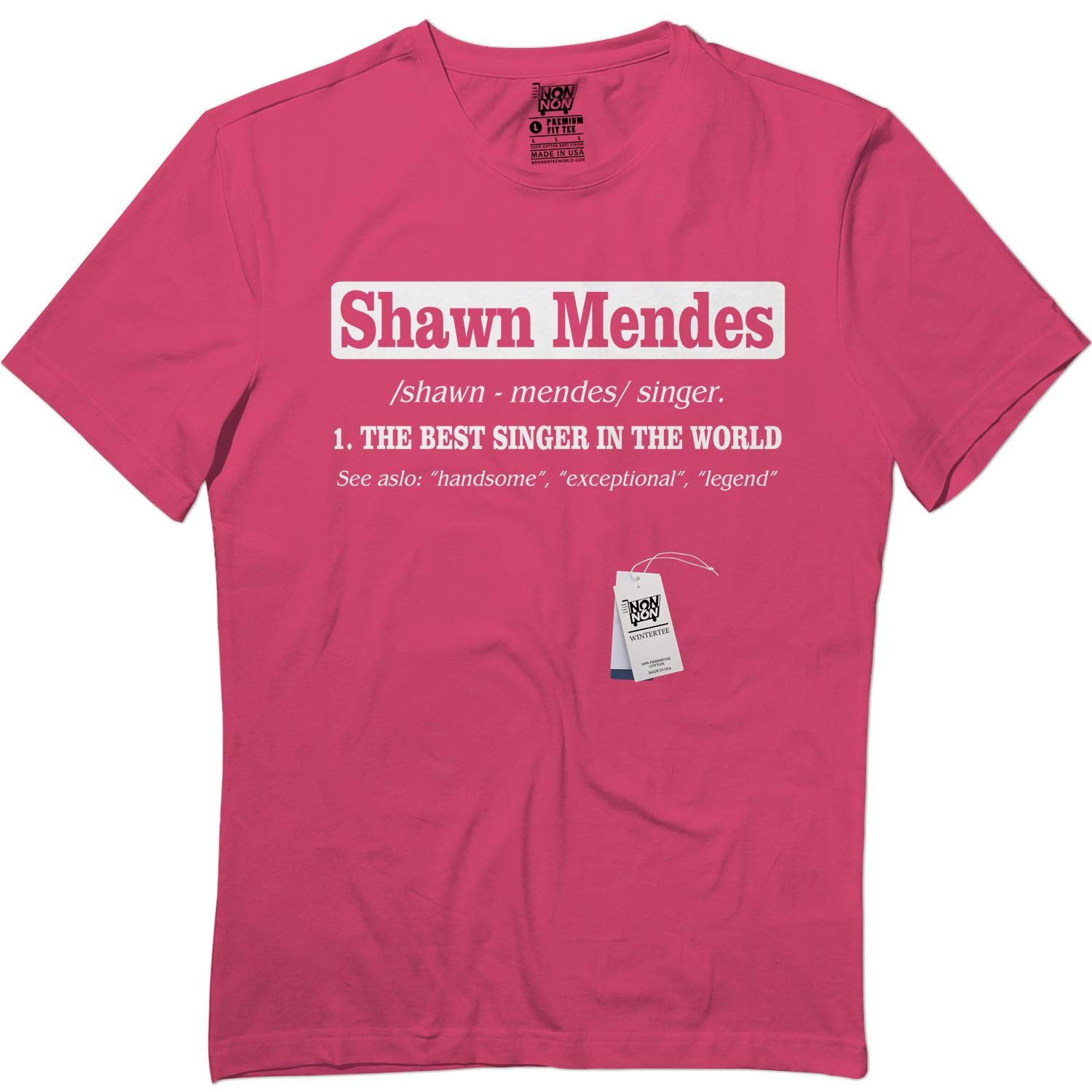 Shawn Definition Best Singer In The World T Shirt Kitilan