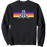 ATARI Retro Sunset Vintage Gaming Logo Sweatshirt